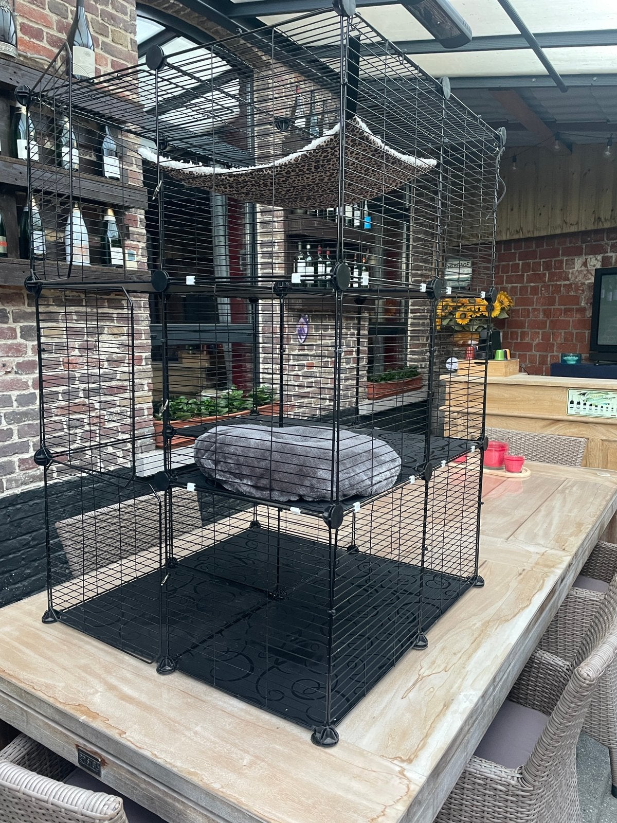 Bench voor kitten/kat, Dieren en Toebehoren, Ophalen, Zo goed als nieuw