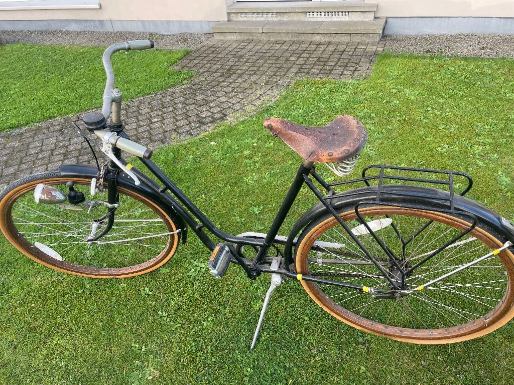 oude damesfiets met houten velgen, Fietsen en Brommers, Ophalen, Terugtraprem, Jaren '20 of ouder