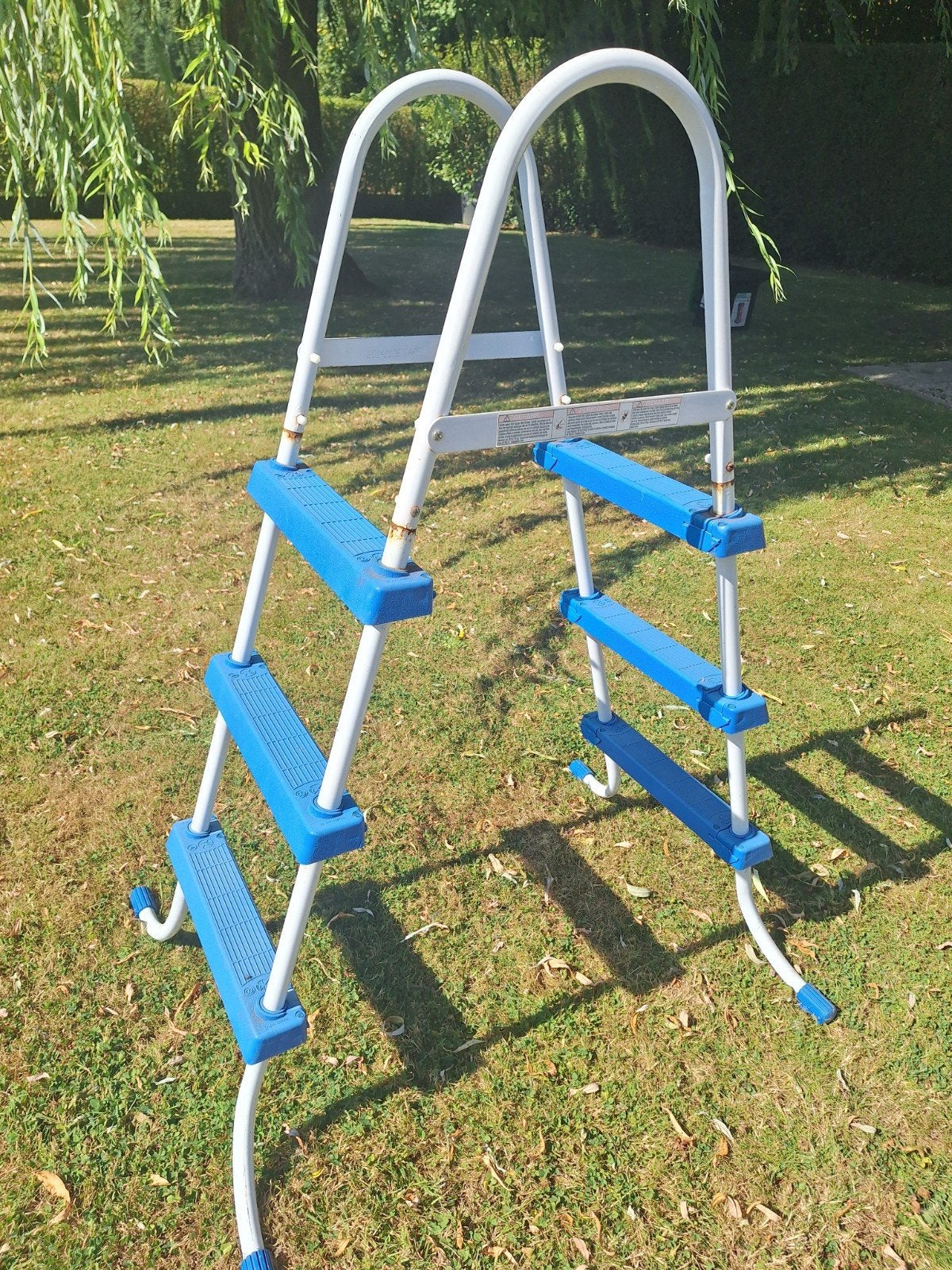 intex trap zwembad, Ophalen