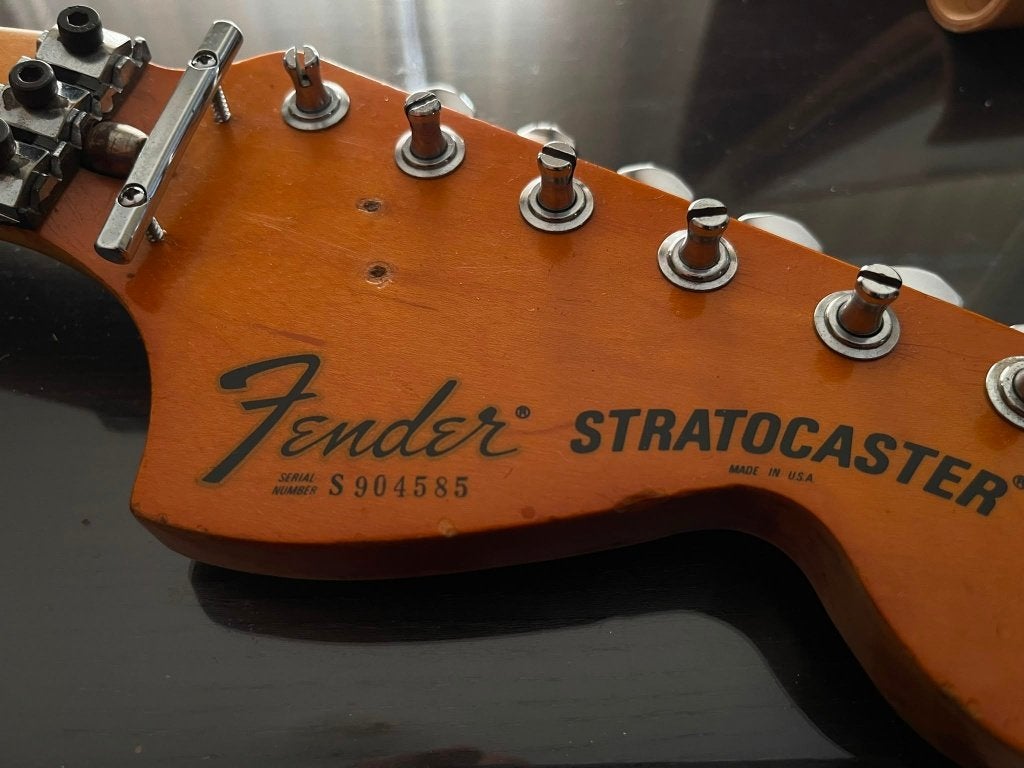 Tiré de Fender 1979. Pour votre projet. Peut aller, Enlèvement, Utilisé