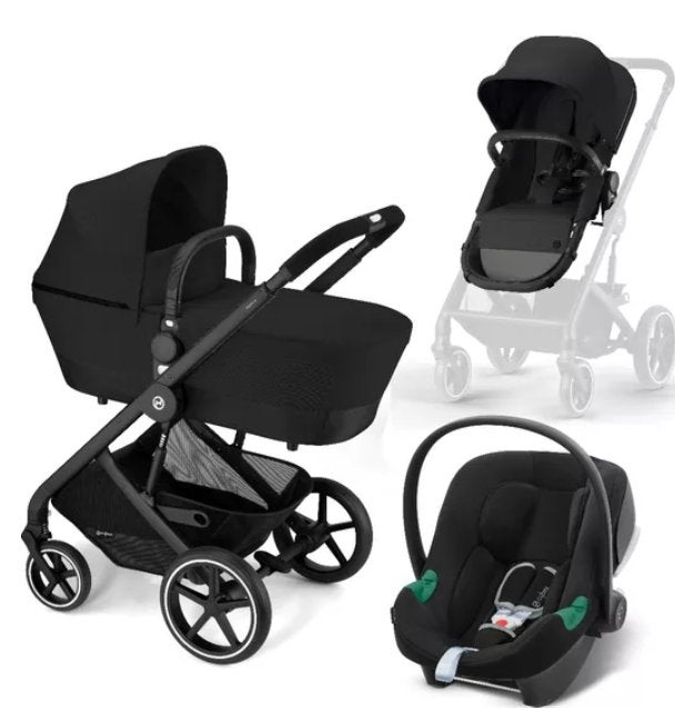 Cybex kinderwagenpakket - Balios S 2 in 1 + Aton B2 gr 0+, Nieuw, Verstelbare duwstang, Ophalen, Kinderwagen