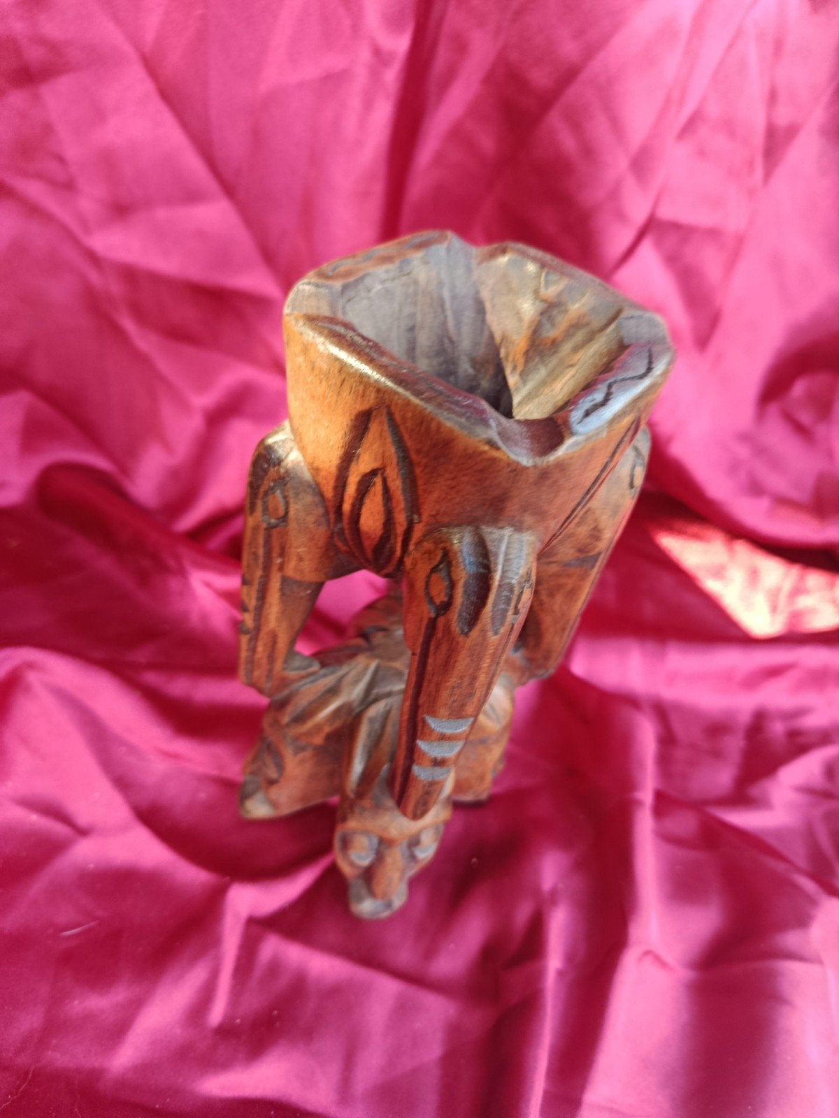 cendrier sculpté bois, Collections, Enlèvement ou Envoi