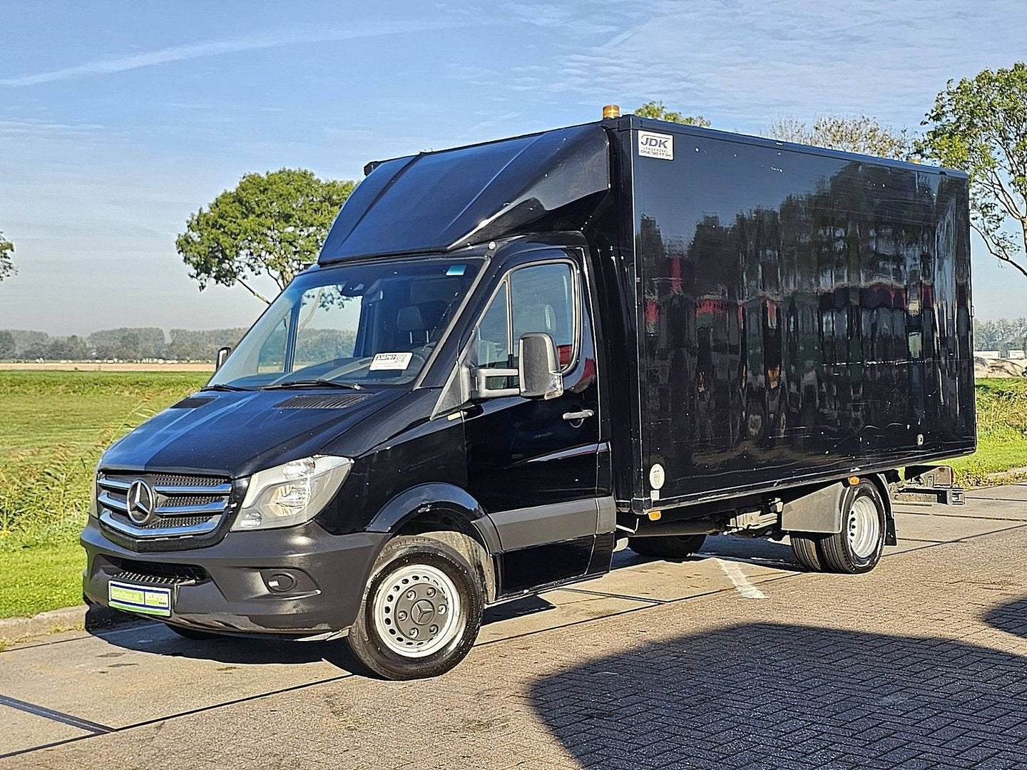 Mercedes-Benz SPRINTER 516 Bakwagen Deuren XL N1 Dubbellucht, Auto's, Parkeercamera, Zwart, Mercedes-Benz, Bedrijf