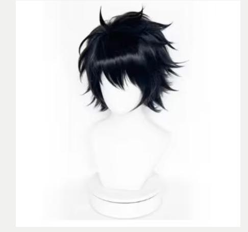 Death Note anime cosplay pruik L van synthetisch haar, Ophalen of Verzenden, Nieuw