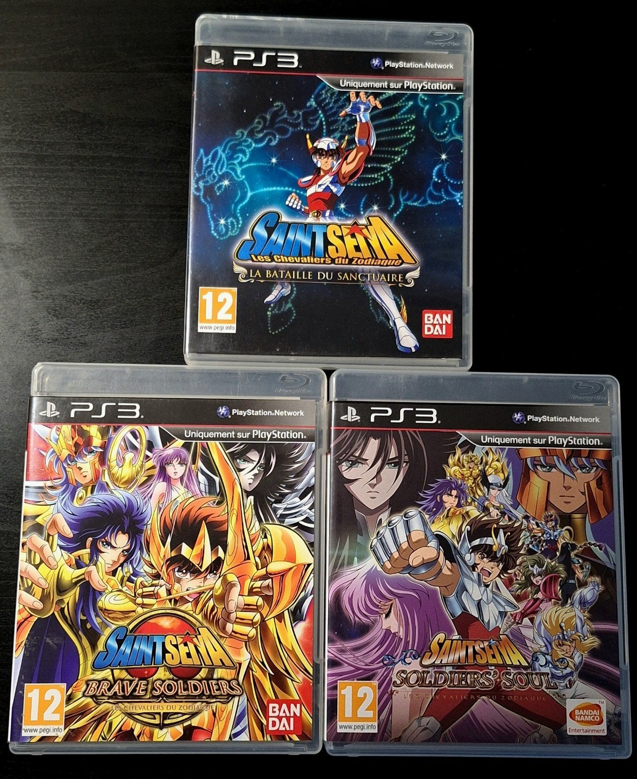 Pack combiné PS3 [3 jeux] - Saint Seiya, Enlèvement ou Envoi, Comme neuf, À partir de 12 ans
