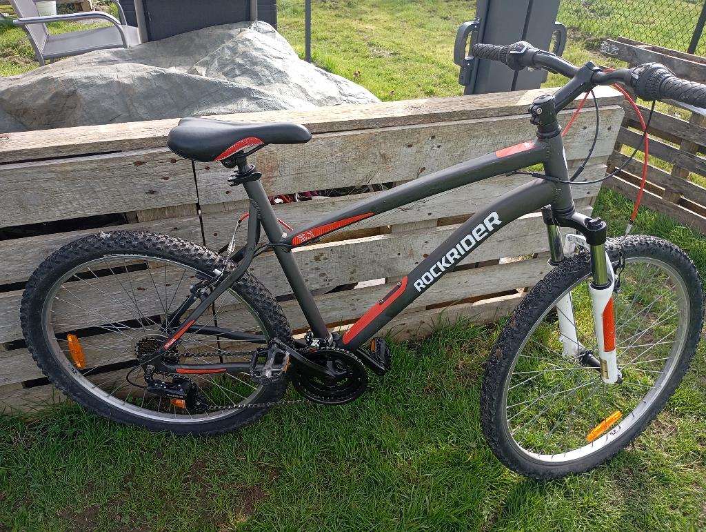 VTT Rockrider taille L, Autres marques, Frein sur jante, Comme neuf, Enlèvement