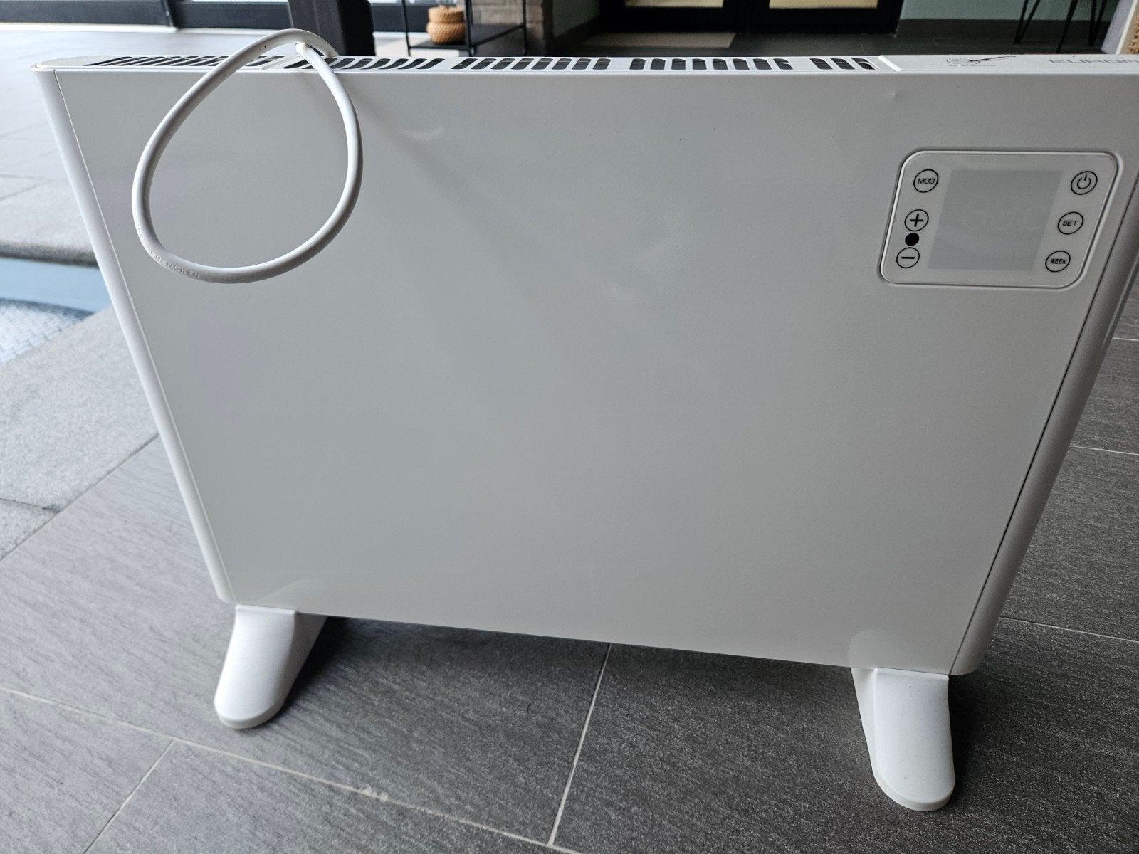 elektrische verwarming eurom met afstandsbediening, Ophalen