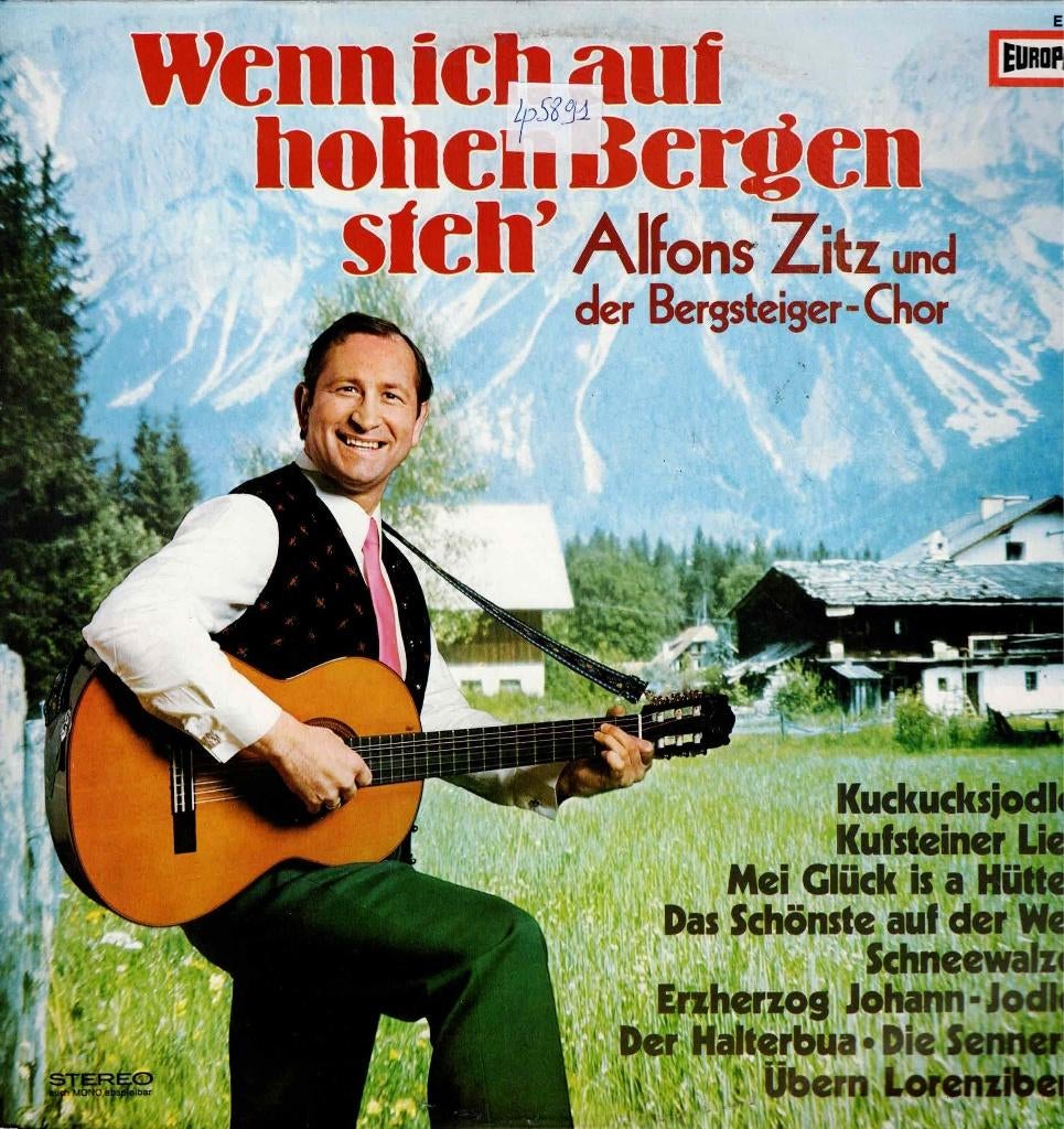 Vinyl, LP  /  Wenn Ich Auf Hohen Bergen Steh', Enlèvement ou Envoi, Autres formats