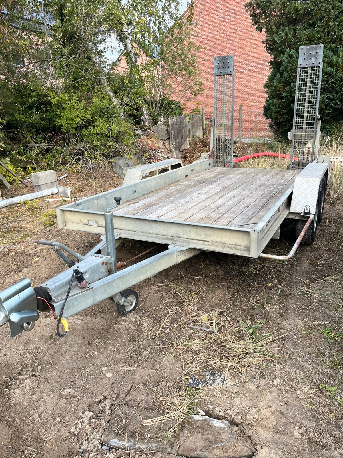 Dieplader 3500 kg, Ophalen, Gebruikt