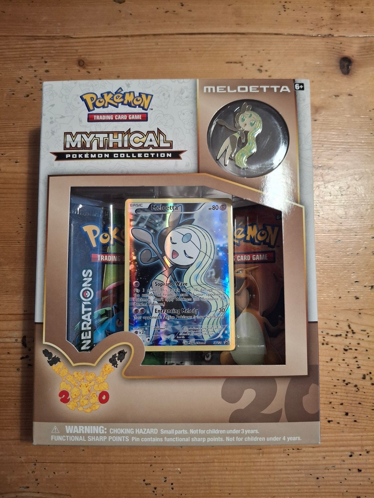 Mythical collection Meloetta, Hobby en Vrije tijd, Verzamelkaartspellen | Pokémon, Ophalen, Zo goed als nieuw, Booster, Foil