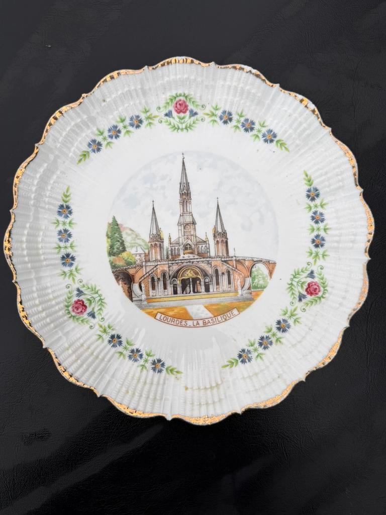 Assiette décorative vintage en porcelaine de Limoges, Antiquités & Art, Enlèvement