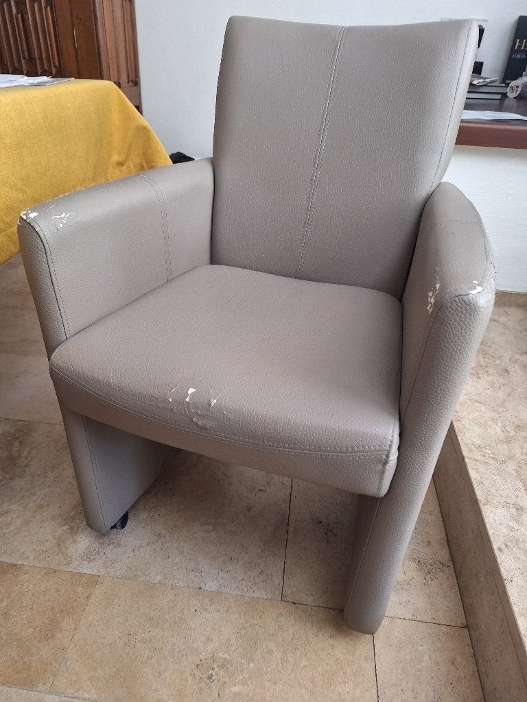 6 stoelen van Henders en Hazel, Huis en Inrichting, Ophalen, Kunststof, Gebruikt, Overige kleuren