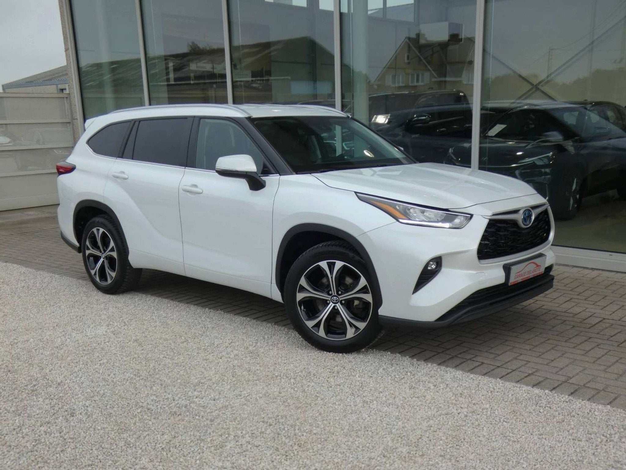 Toyota highlander Hybrid AWD 7PL +LEDER +Zetelverwarming +DO, Auto's, Automaat, 2095 kg, Gebruikt, 4 cilinders
