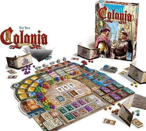 Colonia - tactisch bordspel - queen games - (stijl 777games), Ophalen of Verzenden, Zo goed als nieuw, Queen Games