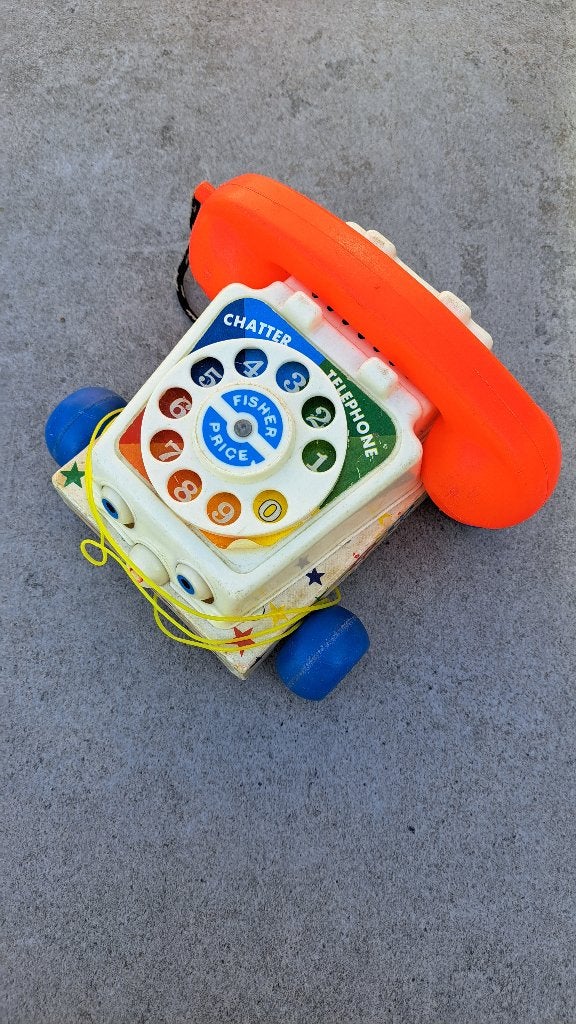 Telefoon Fisher Price, Enfants & Bébés, Jouets | Fisher-Price, Enlèvement, Utilisé, Jouet à Pousser ou Tirer