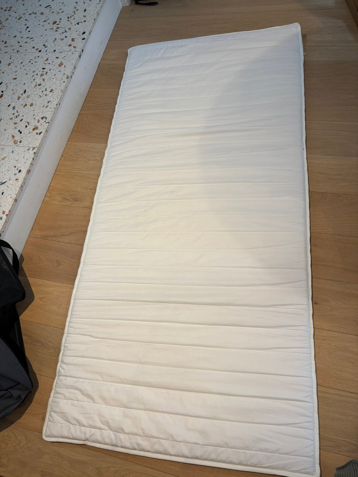 Matras topper dun 90 op 2 meter, Ophalen, Gebruikt, 90 cm, Eenpersoons