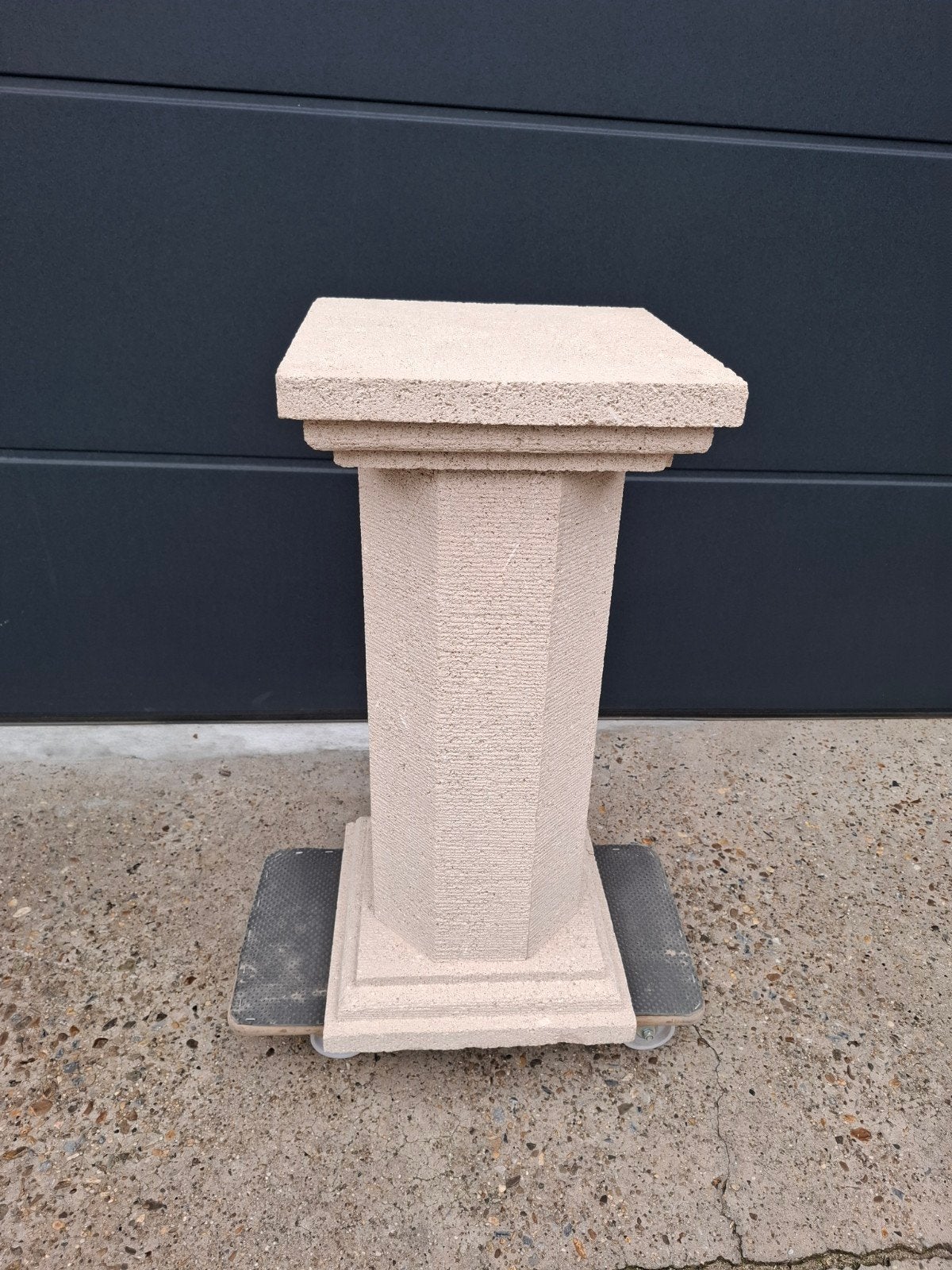 Colonne en pierre française. Aérogommé., Enlèvement ou Envoi