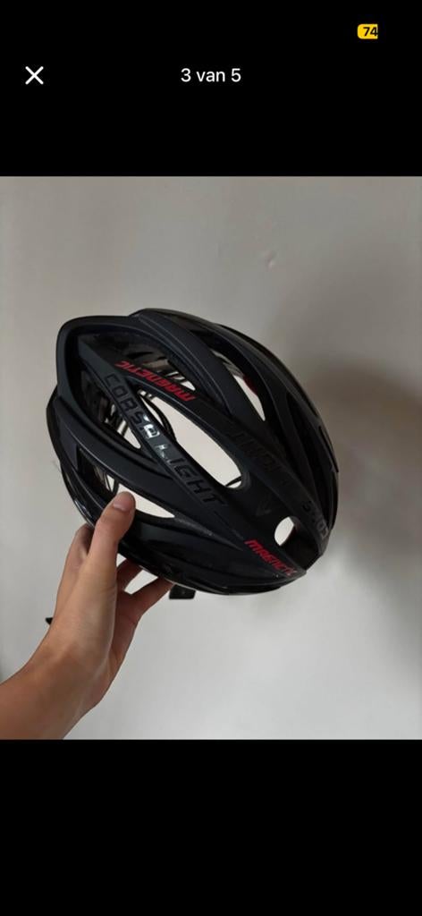 Fietshelm ekoi corsa light, Ophalen