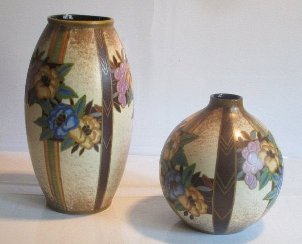 2 Boch Keramis vazen Catteau Chevallier, Antiek en Kunst, Antiek | Keramiek en Aardewerk, Verzenden