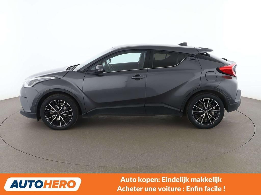 Toyota C-HR 1.2 Turbo Lounge (année de construction 2016), Autos, Toyota, Argent ou Gris, Achat, 116 ch, Noir