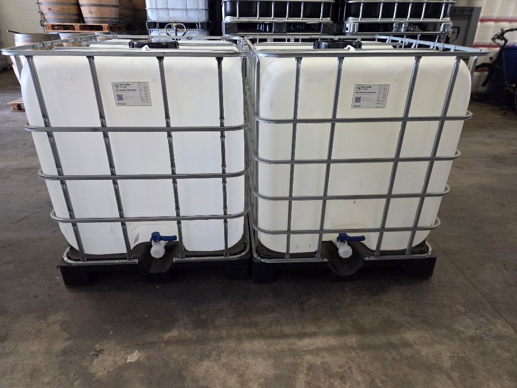 Nieuwe ibc containers van 1000 L ( Tonnen,Vaten ), Ophalen, Kunststof, Met kraantje, 150 liter of meer