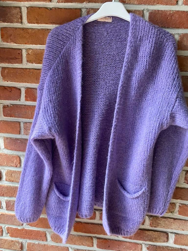 Cardigan paars taille unique, Enlèvement ou Envoi, Neuf, Violet