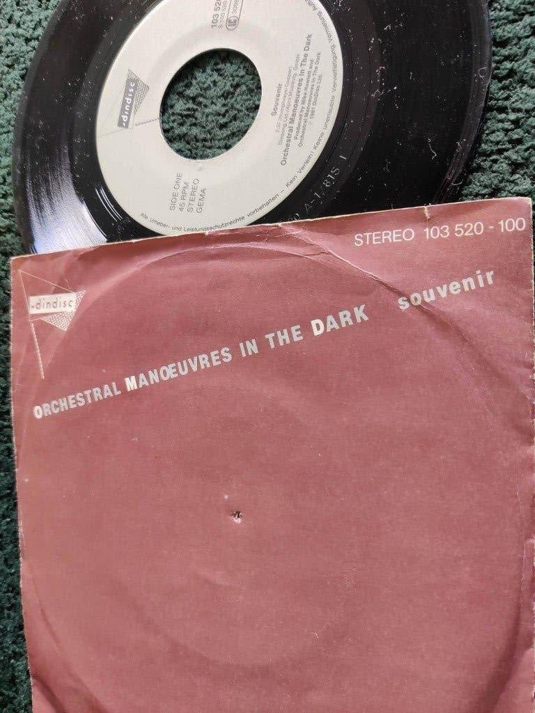 OMD (souvenir, dindisc, 103520b1/81SI, germany, new wave), Cd's en Dvd's, Vinyl Singles, Ophalen of Verzenden
