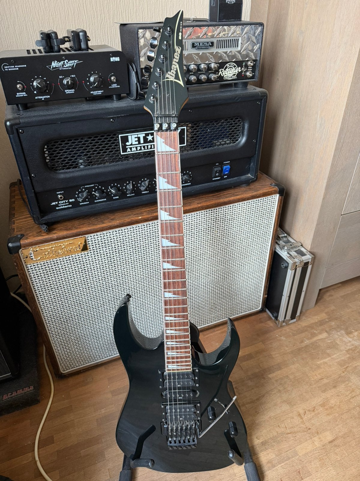 Ibanez RG370DX – 2008 – HSH – Edge III – Wizard II, Ophalen, Zo goed als nieuw, Ibanez