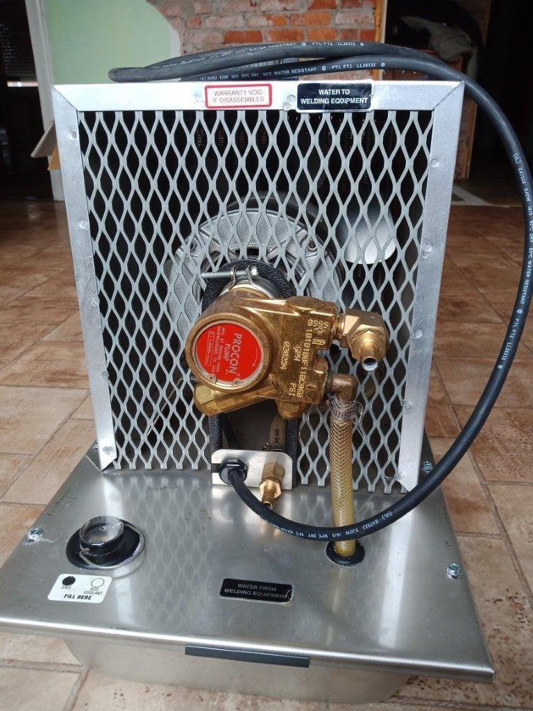 Machine à souder pour refroidisseur d'eau, MIG, TIG, Bricolage & Construction, Enlèvement ou Envoi, Comme neuf, Autres types