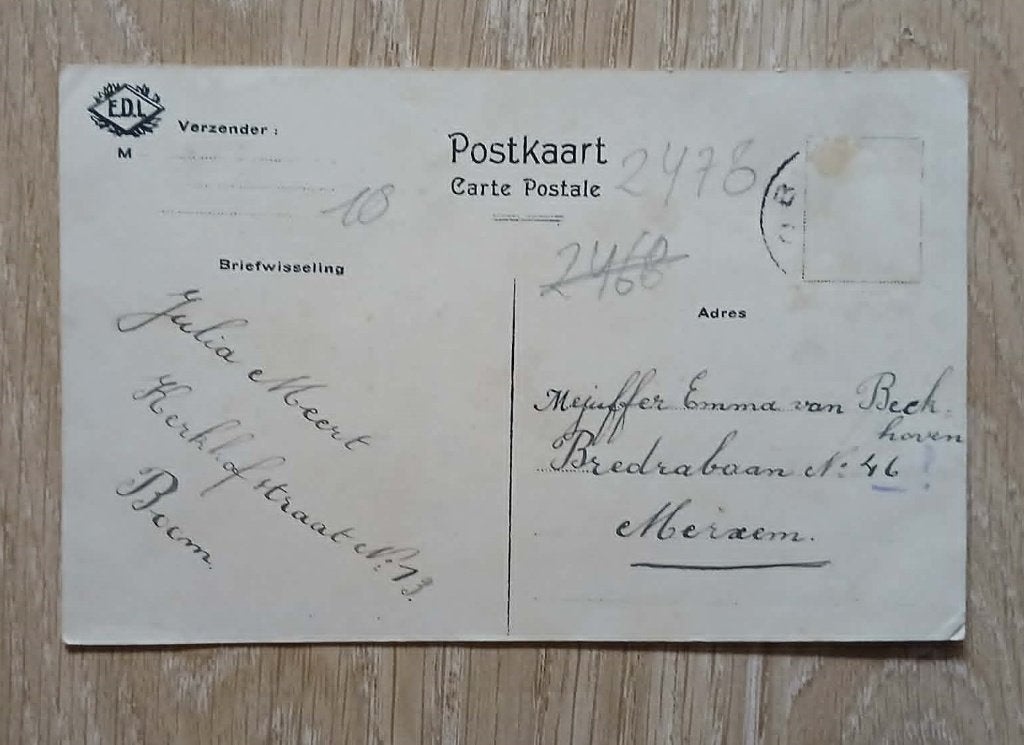 Oude postkaarten Temse, Verzamelen, Ophalen, 1940 tot 1960, Gelopen, Oost-Vlaanderen