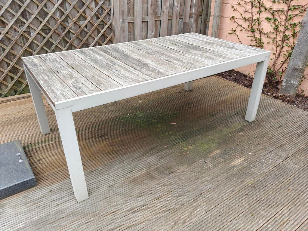 Table de jardin pour 6 personnes (extensible), Enlèvement, Utilisé, Rectangulaire