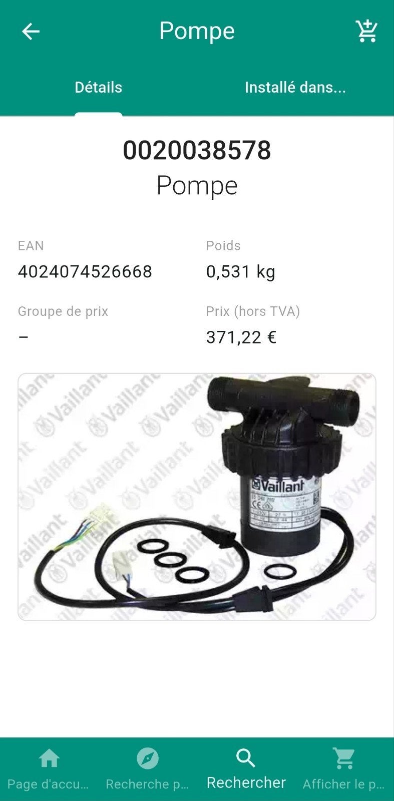 Pompe Sanitaire Vaillant ecoCOMPACT (100% neuve), Enlèvement ou Envoi, Neuf