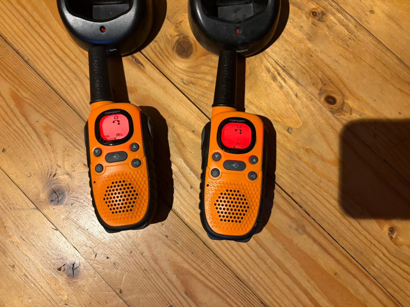 Walkie talkie topcom, 5 tot 15 km, Met broekklem, Ophalen of Verzenden, Zo goed als nieuw