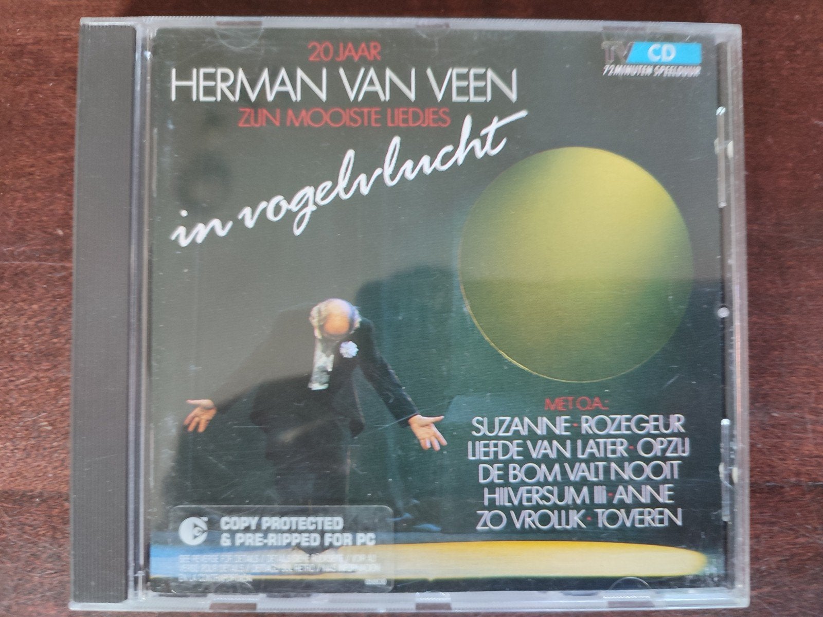 CD : HERMAN VAN VEEN - IN VOGELVLUCHT: 20 JAAR  (BESTE), Ophalen of Verzenden