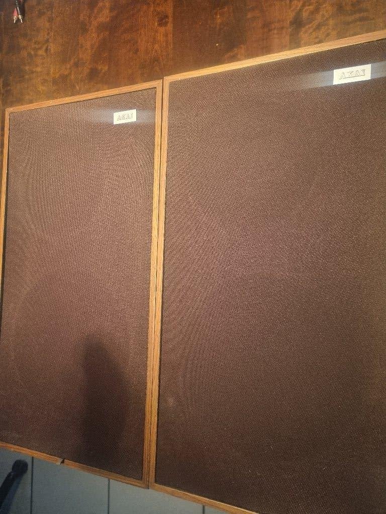 Vintage Akai SA-800 Luidsprekers Boxen., TV, Hi-fi & Vidéo, Enceintes, Moins de 60 watts, Enlèvement, Utilisé, Enceinte d'étagère