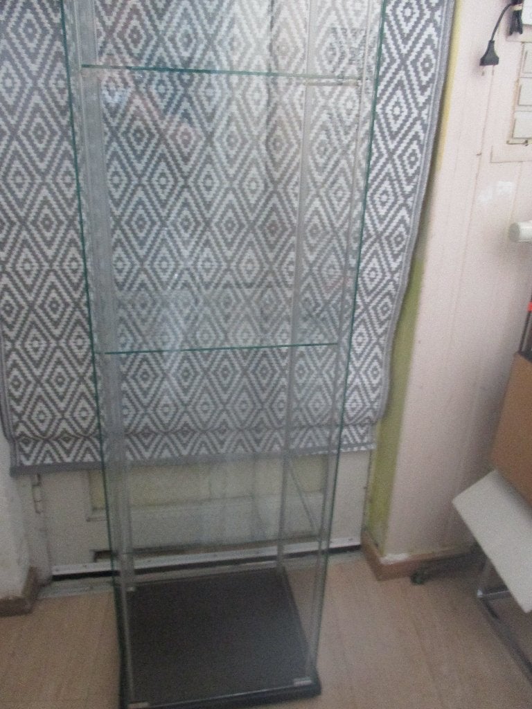vitrine verre et bois, 25 à 50 cm, Verre, Utilisé, Moins de 50 cm