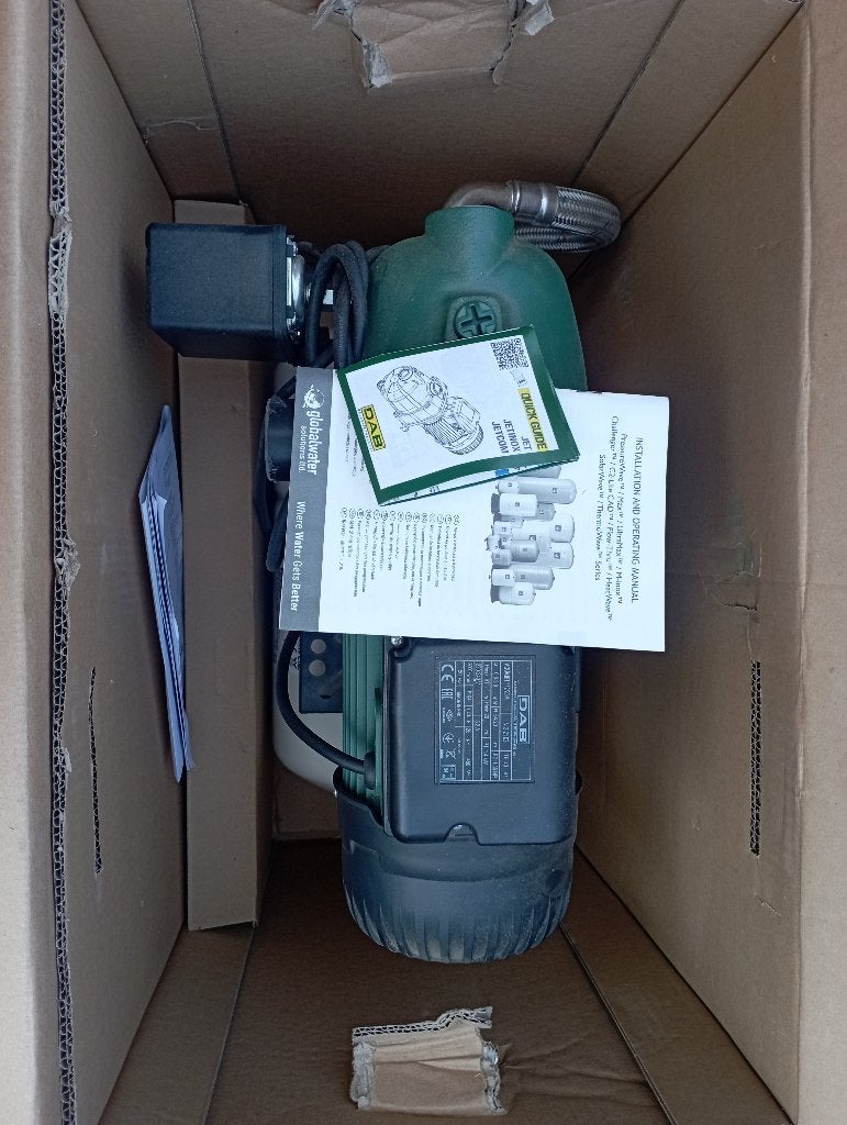 Nieuwe DAB Aquajet 112/20M hydrofoorpomp, nog in doos, Bricolage & Construction, Enlèvement, Neuf