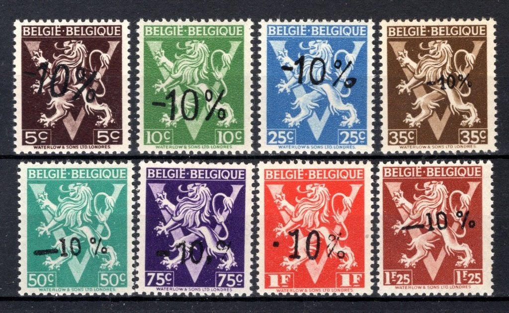 724oo/724vv MNH** 1946 - Lion héraldique België - Belgique, Envoi, Non oblitéré, Neuf