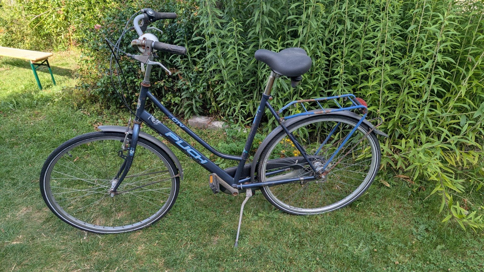 Gratis - Oude fiets - merk Puch - groot model, Vélos & Vélomoteurs, Enlèvement