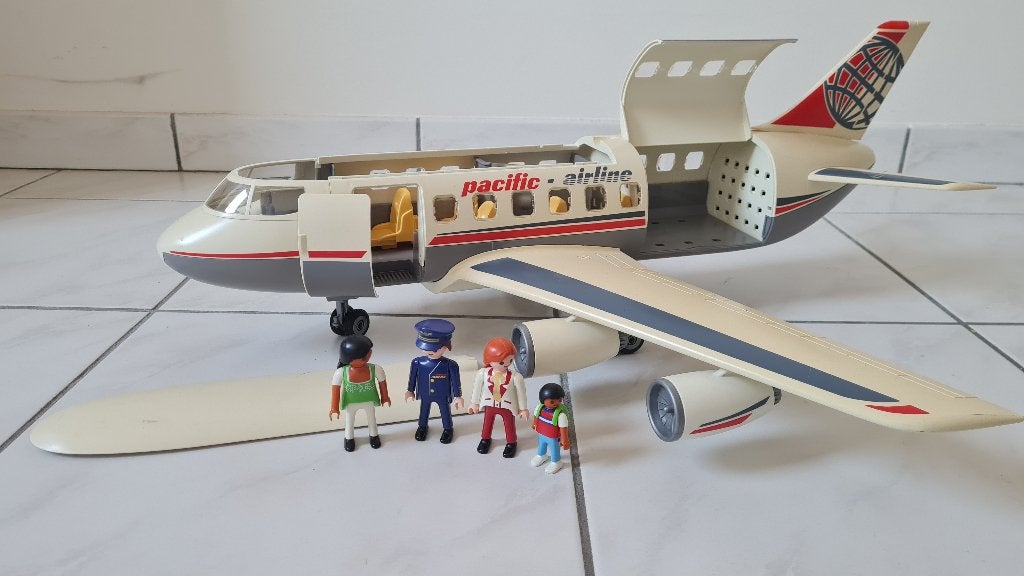 Playmobil Avion pacific airline, Enfants & Bébés, Jouets | Playmobil, Autres séries, Enlèvement, Utilisé, Autres types