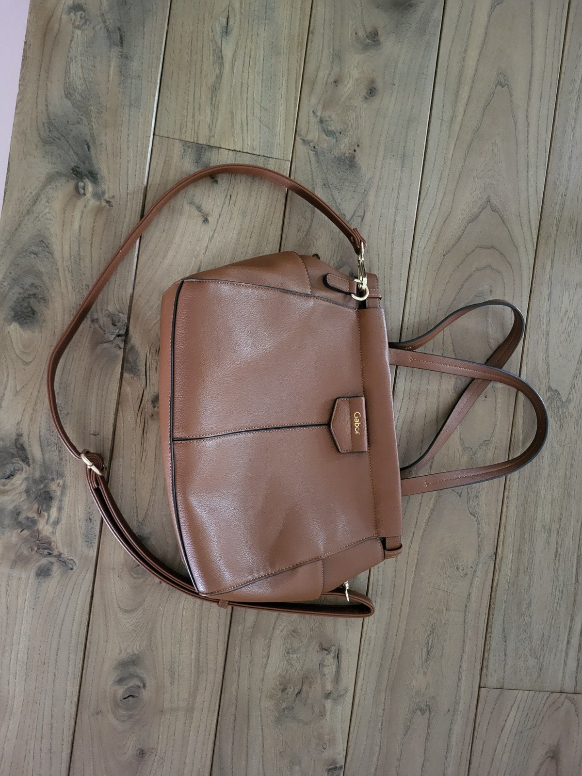 Stijlvolle Cognacbruine Gabor Handtas – Tijdloze Elegantie, Handtassen en Accessoires, Tassen | Damestassen, Handtas, Bruin, Ophalen of Verzenden