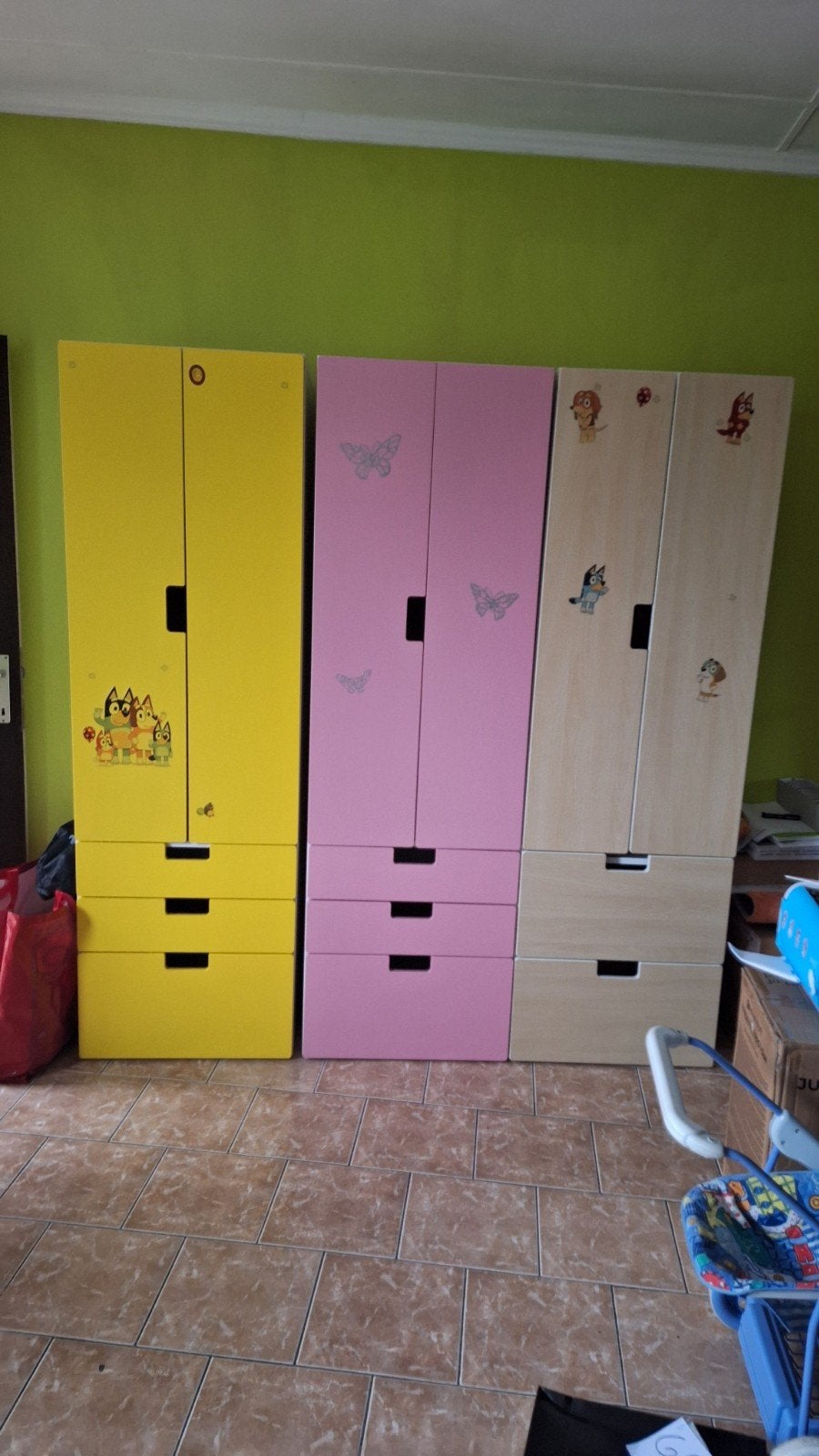lot de 3 garde-robe Ikea Stuva très bon état, Meuble de rangement, Enlèvement, Utilisé, IKEA