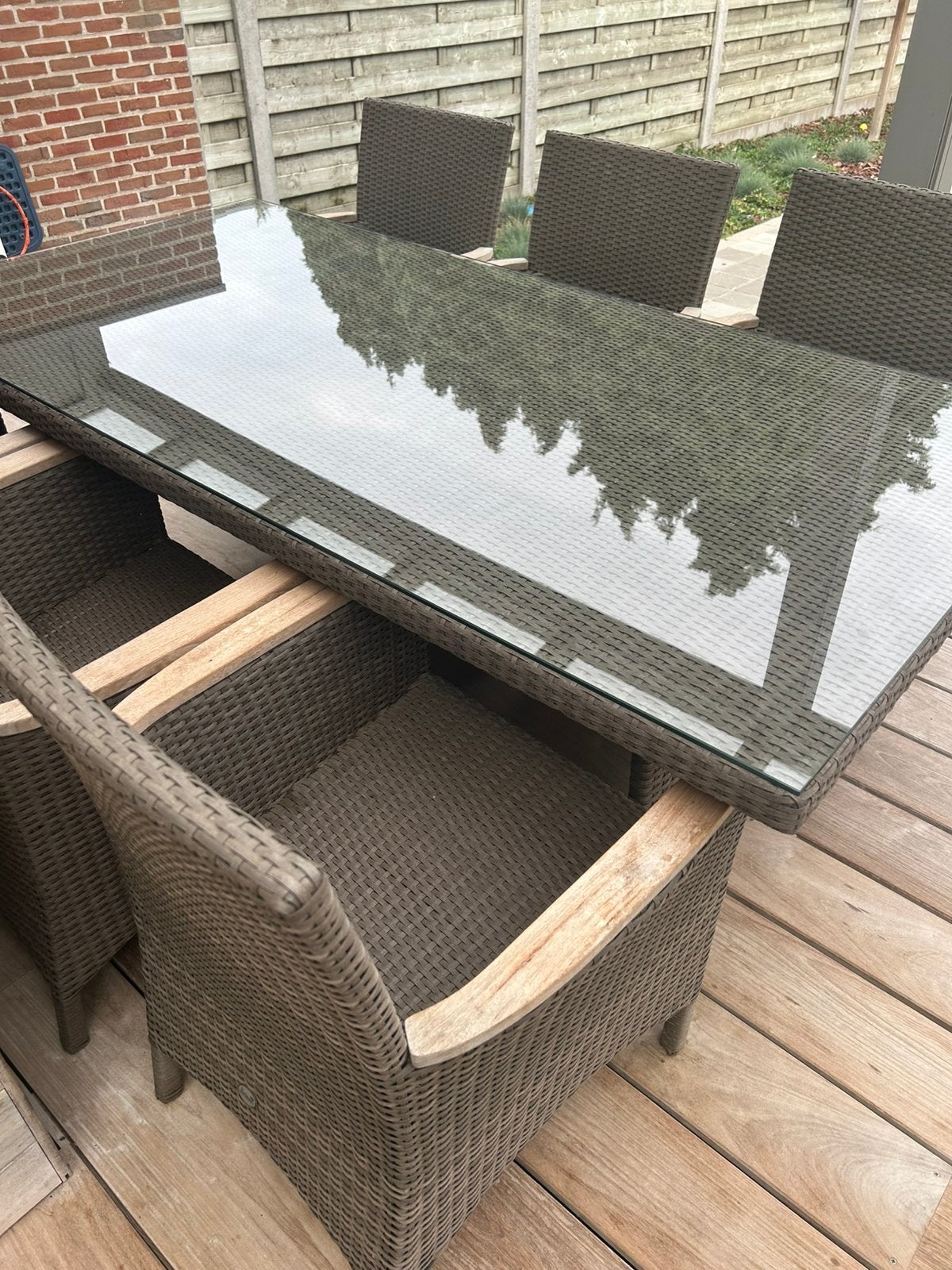 Hartman tuinset, Tuin en Terras, Ophalen, Zo goed als nieuw, Stoel, Tuinset
