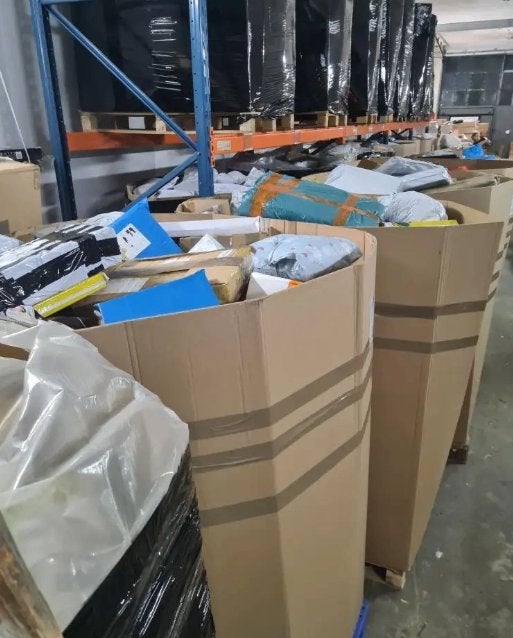 1403g partij restpartij handel mix mistery pallets kleding, Ophalen, Nieuw