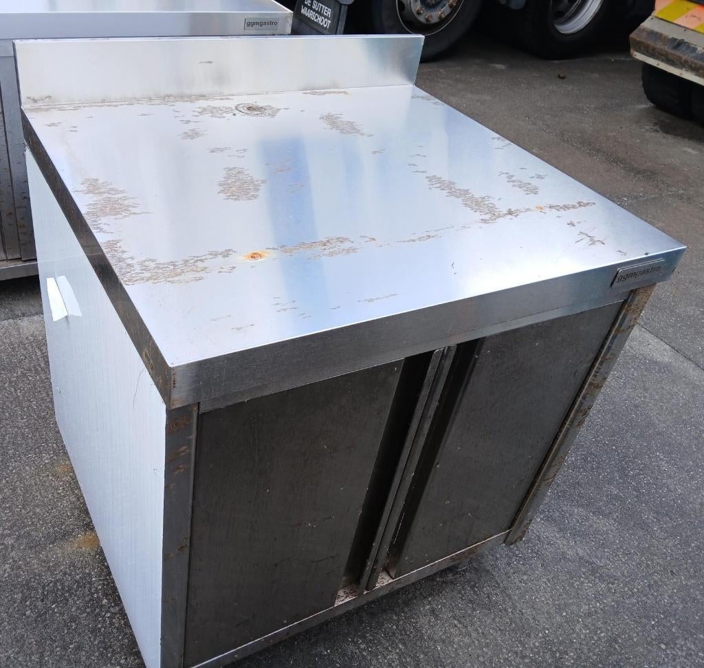1 inox kast aangetast door zout, Ophalen, Gebruikt, Overige typen