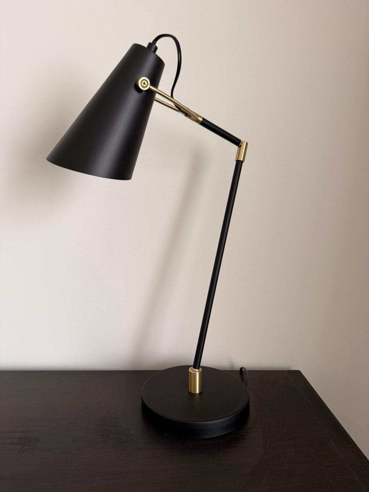 Light&Living tafellamp, Zwart, Ophalen, Zo goed als nieuw