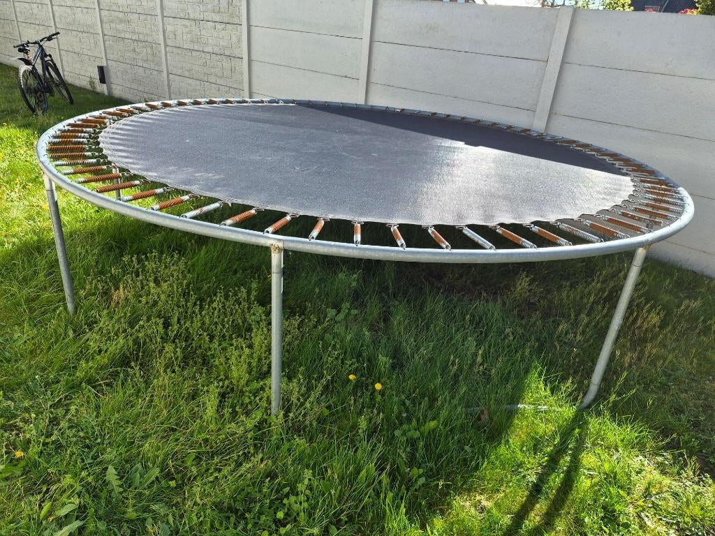 Trampoline Ø 366 – stevige frame, voor tuin & springplezier!, Ophalen, Gebruikt