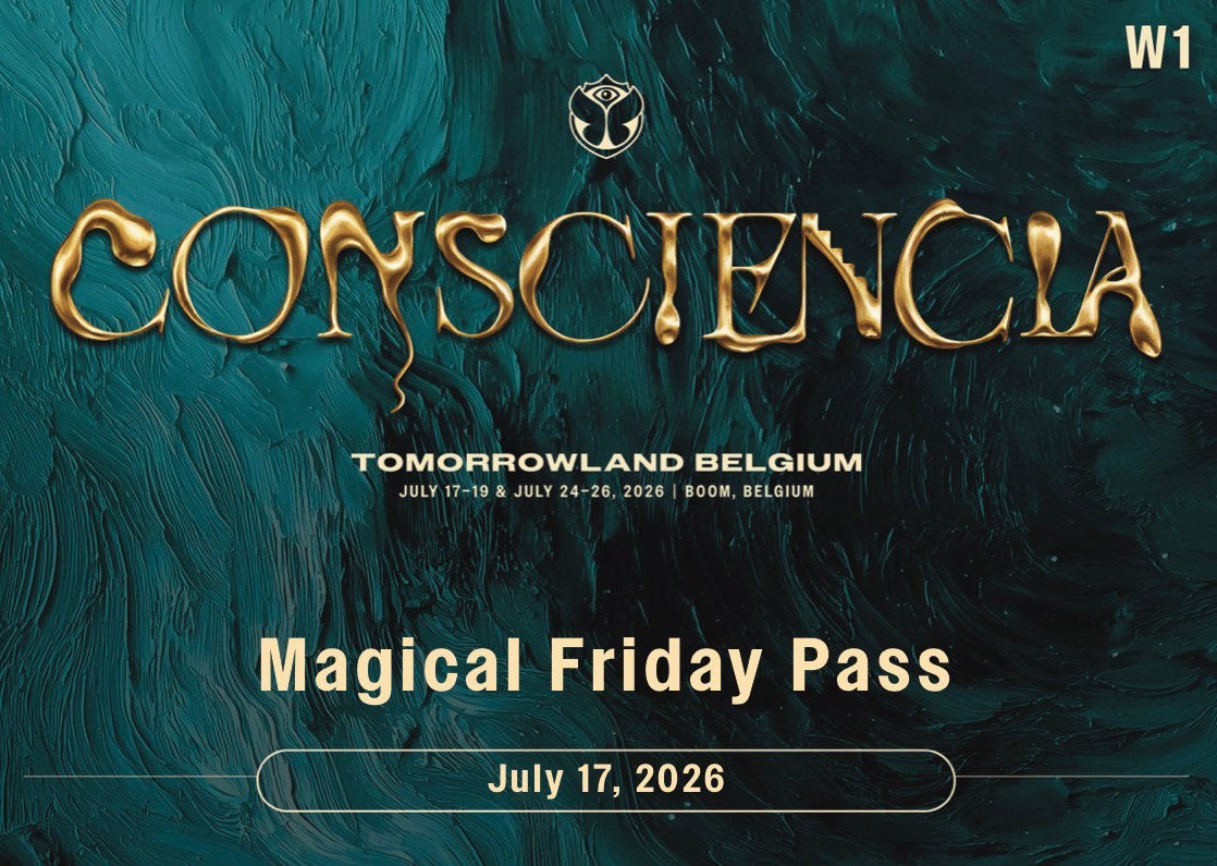 2x Tomorrowland Magical Friday Pass W1 - 17 juli, Twee personen