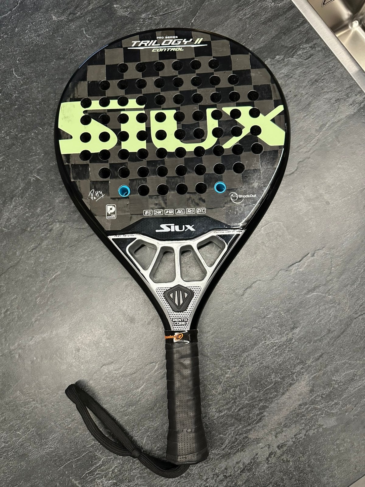 Padel racket Siux trilogy 2 control patty pro, Sports & Fitness, Padel, Enlèvement ou Envoi, Comme neuf, Raquette de padel