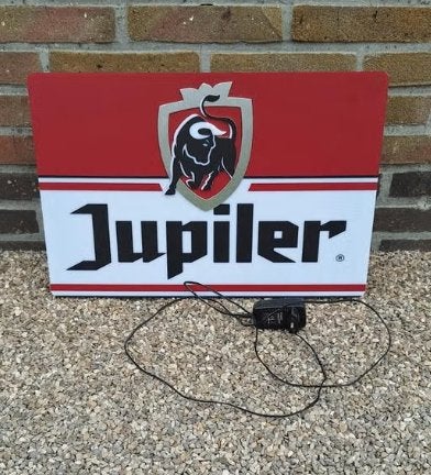 Lichtreclame Jupiler, Ophalen of Verzenden, Zo goed als nieuw, Lichtbak of (neon) lamp
